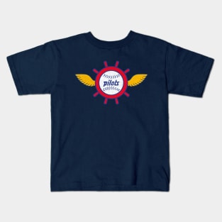 Defunct Seattle Pilots Baseball 1970 Kids T-Shirt